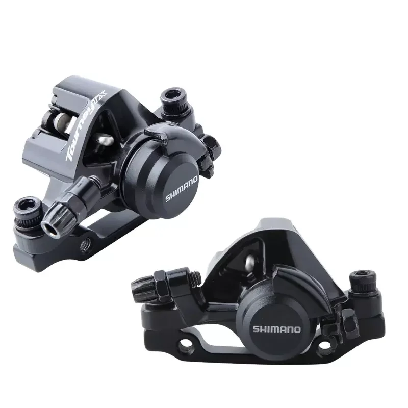SHIMANO Tourney BR-M375/BR-TX805 bicycle Mechanical Disc Brake Calipers with Resin Pads M375 caliper TX805 with Bolts