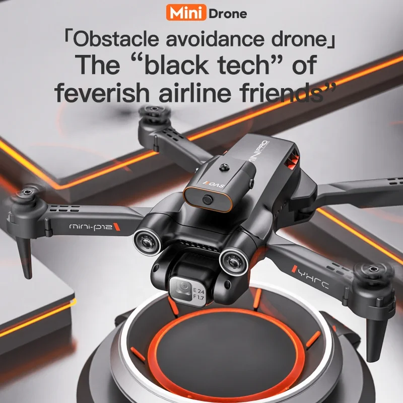 IQOEM E63 Dual Camera Obstacle Avoiding UAV 8K Remote Control Aerial Camera Four Axis Aircraft Glasses Long Range Aircraft