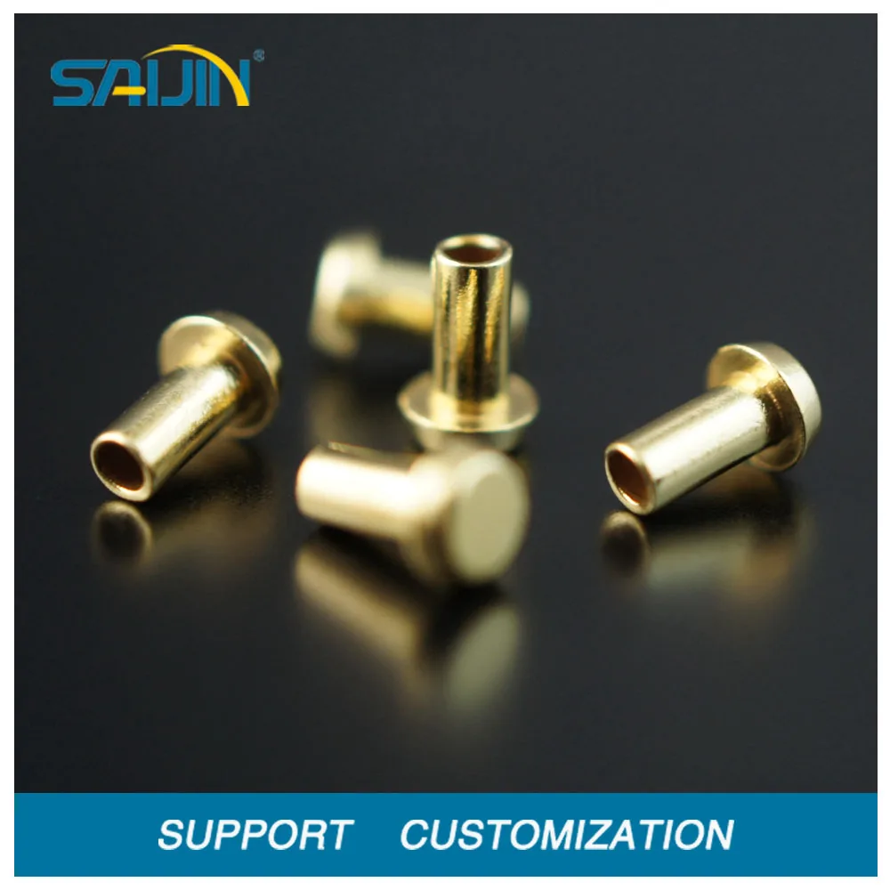 electrical bimetal blind rivet contact terminal switch part electrical silver copper contacts rivet brass copper contact