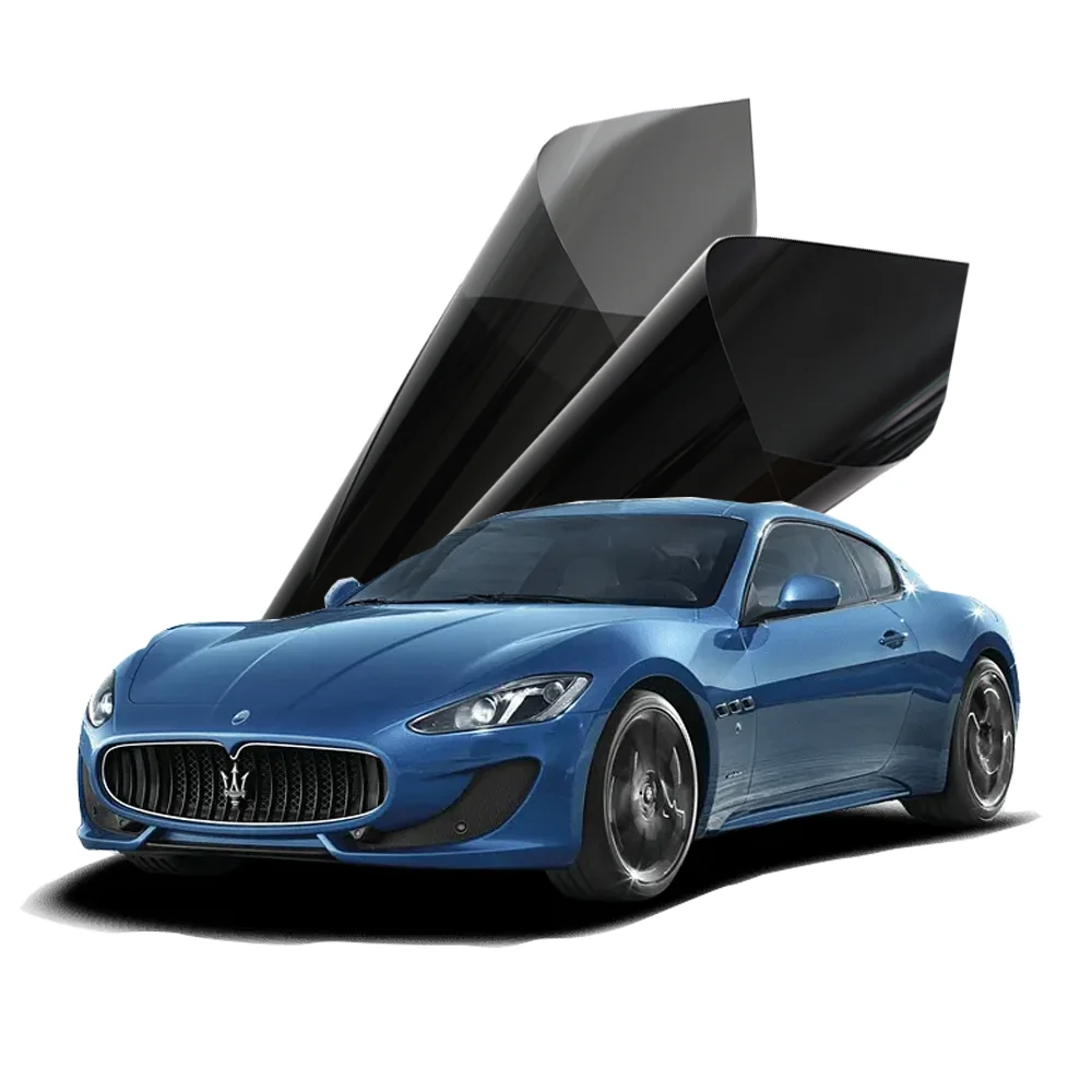 Высококачественные автомобильные аксессуары по низкой цене, 5-80 Vlt, тонировочные Автомобильные Защитные пленки для лобового стекла