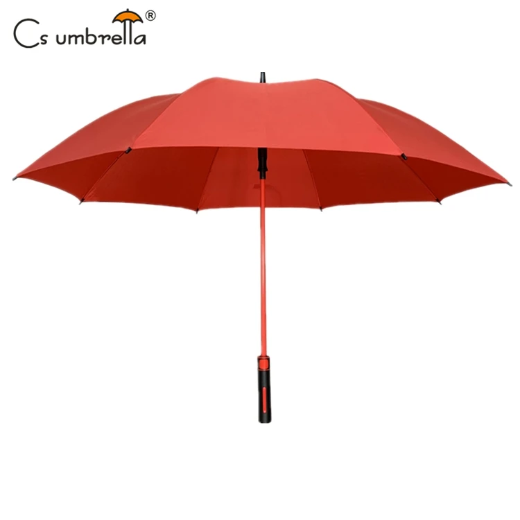 YS-7067 Hot Selling Straight Umbrella Auto Open Long Shaft Single Layer Windproof Custom Logo Printing Golf Umbrella