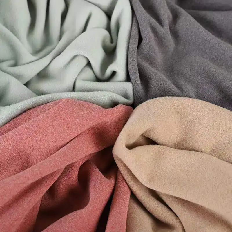 High elastic AB Sun-polyester de fleece fabric 280g autumn and winter skin-friendly thermal underwear sportswear fabric