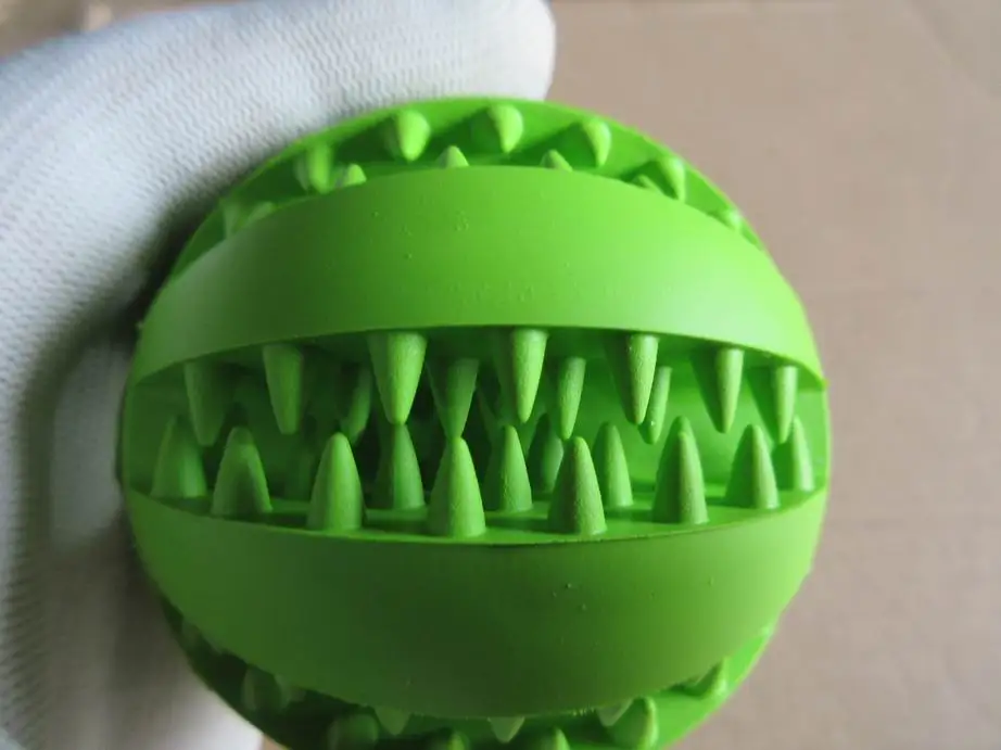 Dog chew ball inspection service