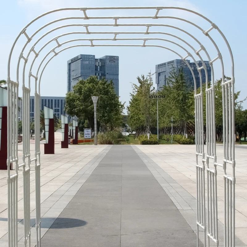 New Design Garden Arbor Steel Elegant Arch Flower Frame for Wedding Decorative Flower Arch