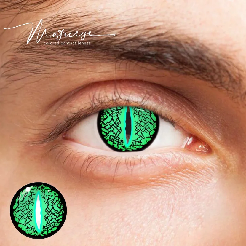 Magiceye contact lens Magiceye Lizard Eye Cosplay lentes de contacto de colores colored contact lenses