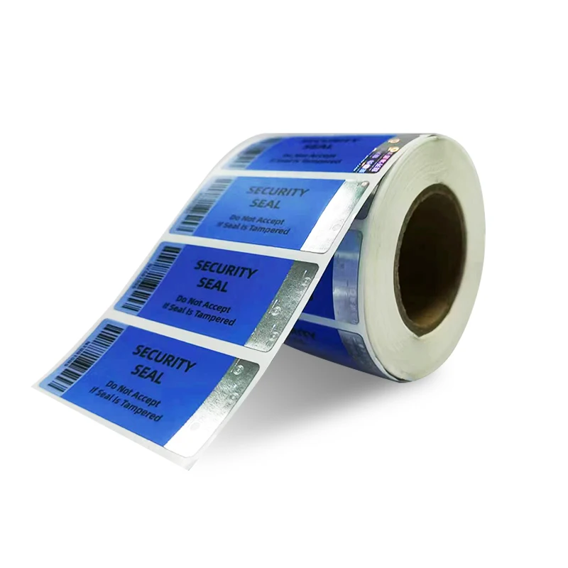 Blue Color Anti-fake VOID Security Seal Label Sticker for Packaging