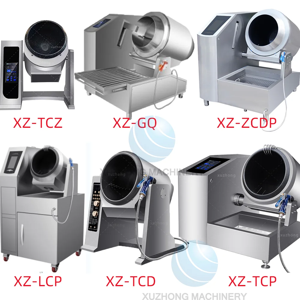 Commercial large Vertical Intelligent Robot Cooking Machine Fried Rice Machine