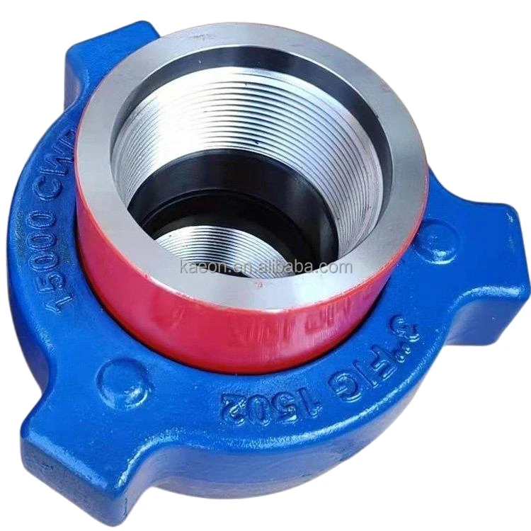 Three lug nuts and self locing ACME thread Threaded butt weld Hammer Union