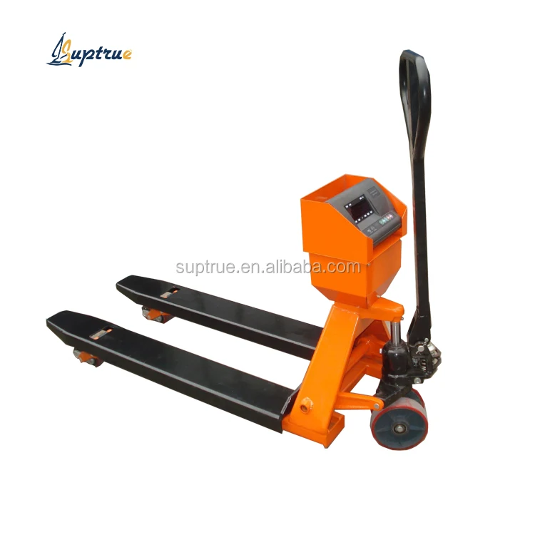 
Hand pallet truck forklift with scale 