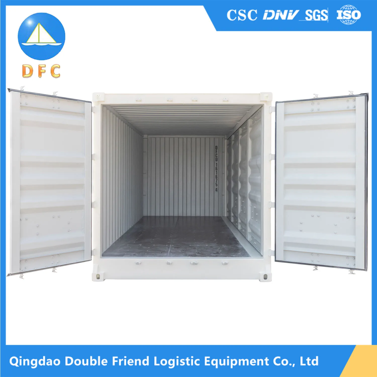 Professional Production Marine Standard 20 Feet Length Shipping Container for Cargo Transportation