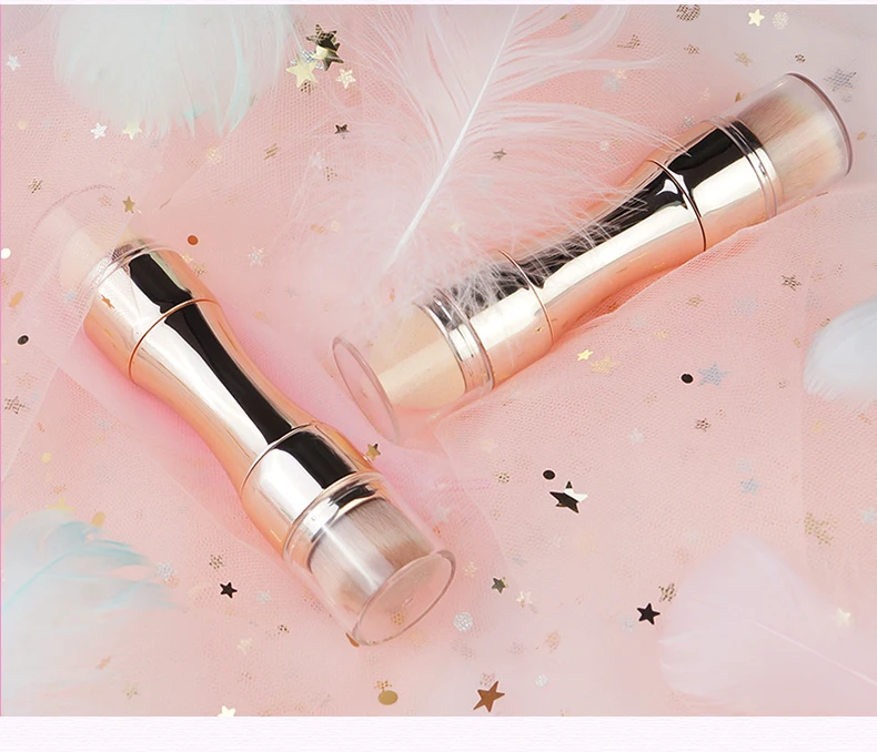 Self-motion Electric Makeup Brush Automatic Fiber Hair With 4 in 1 mini  Makeup brush Set Portable Retractable