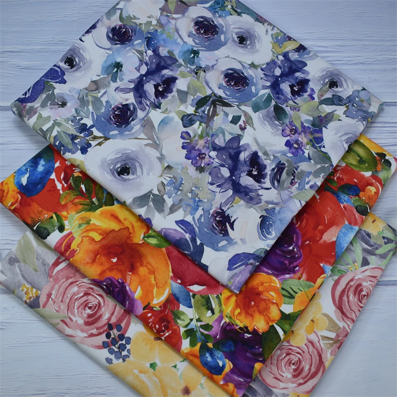 Custom digital print Bamboo spandex fabric baby knit fabric 95 Bamboo 5 Spandex for clothes