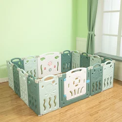Portable Toddler Plastic Fence Baby Large Babies Playpen For Children 14+2