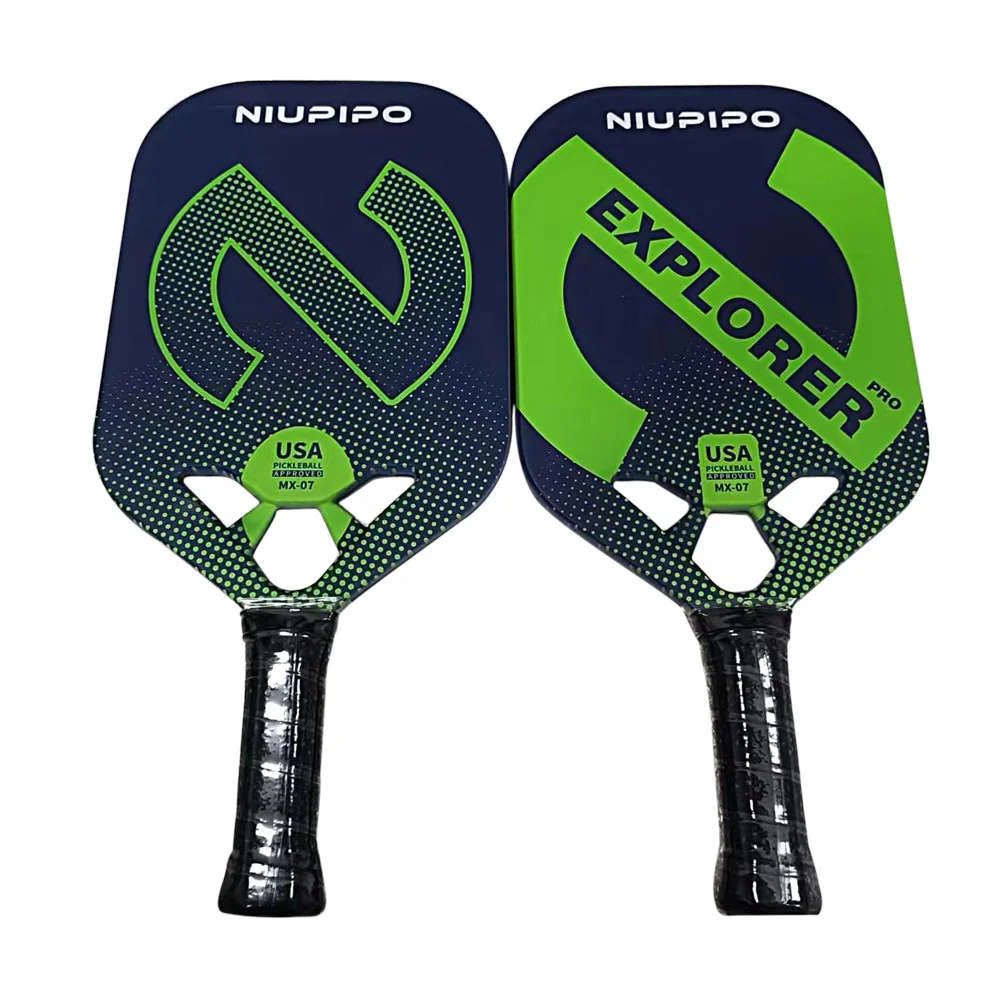 New Arrival Air Dynamic Throat Model Custom T700 Raw Carbon Fiber Pickleball Paddle