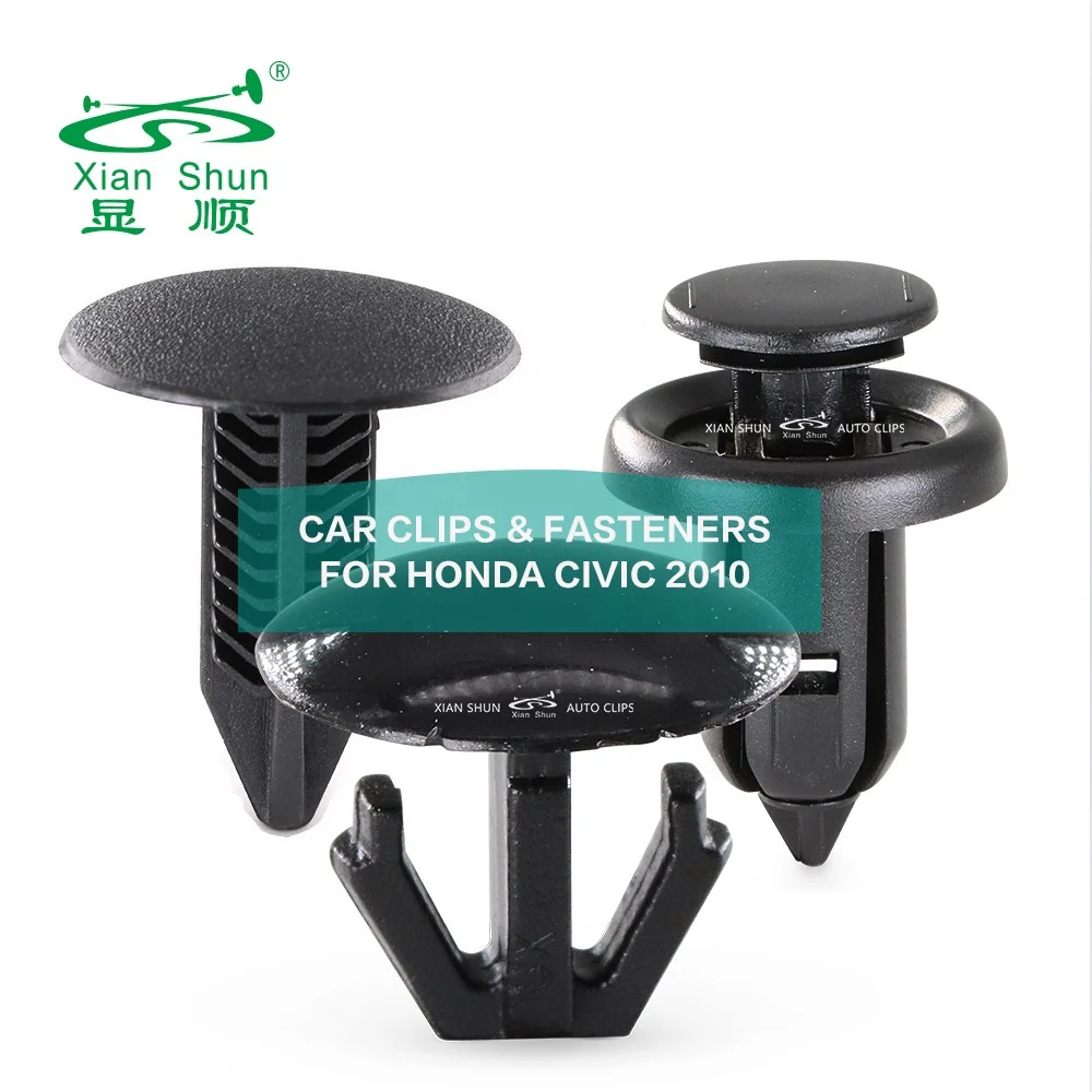 Xianshun Auto Fastener Plastic Clip For Honda Civic 2010 Fit Front Rear Bumper Screw Grommet Fender Liner Clips