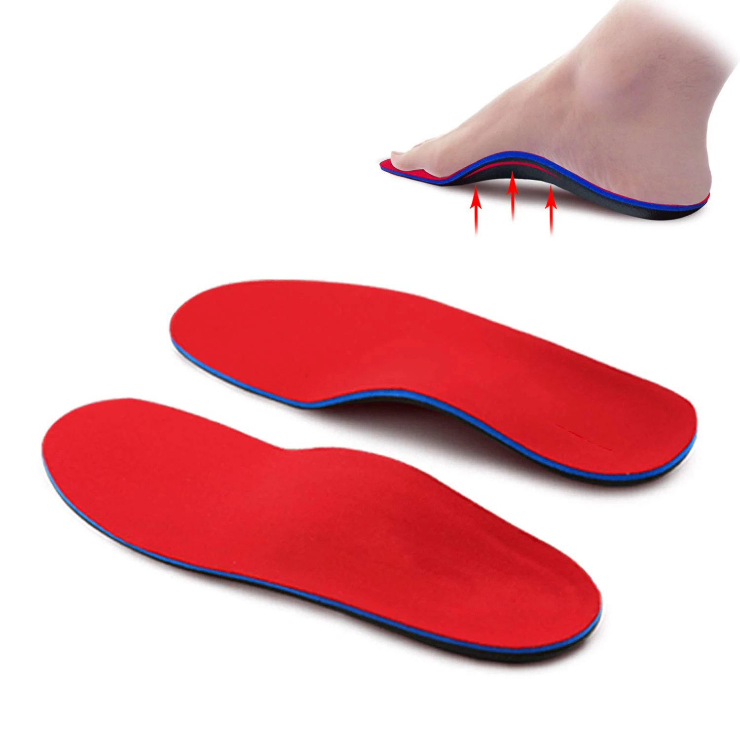 Semelle Orthopedique Arch Support Eva Orthopedic Insole Plantar Fasciitis Orthotics Inserts For Flat Feet
