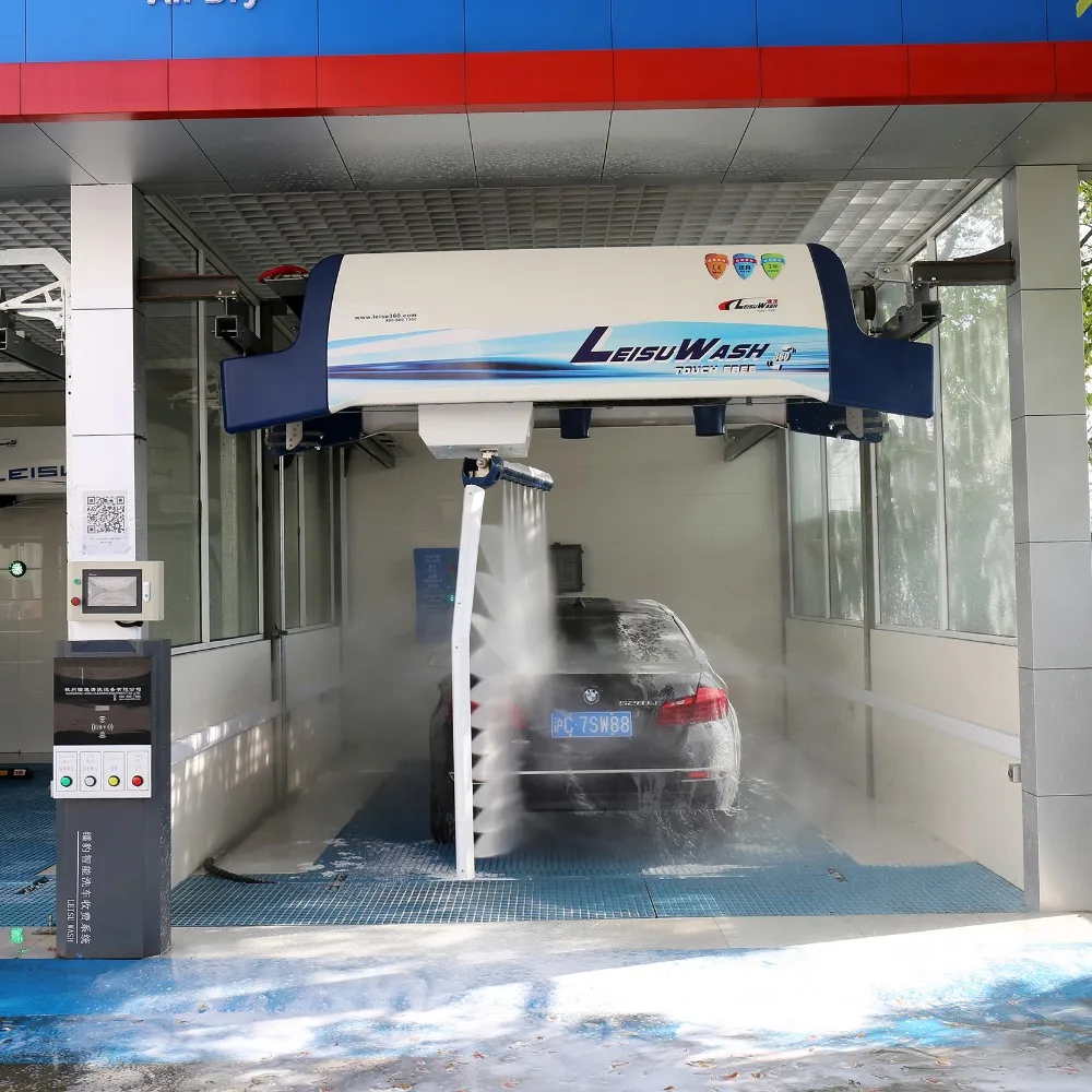 PLC Leisu 360 intelligent computer lavage automattque automatic high pressure car wash machine/equipment with German brand
