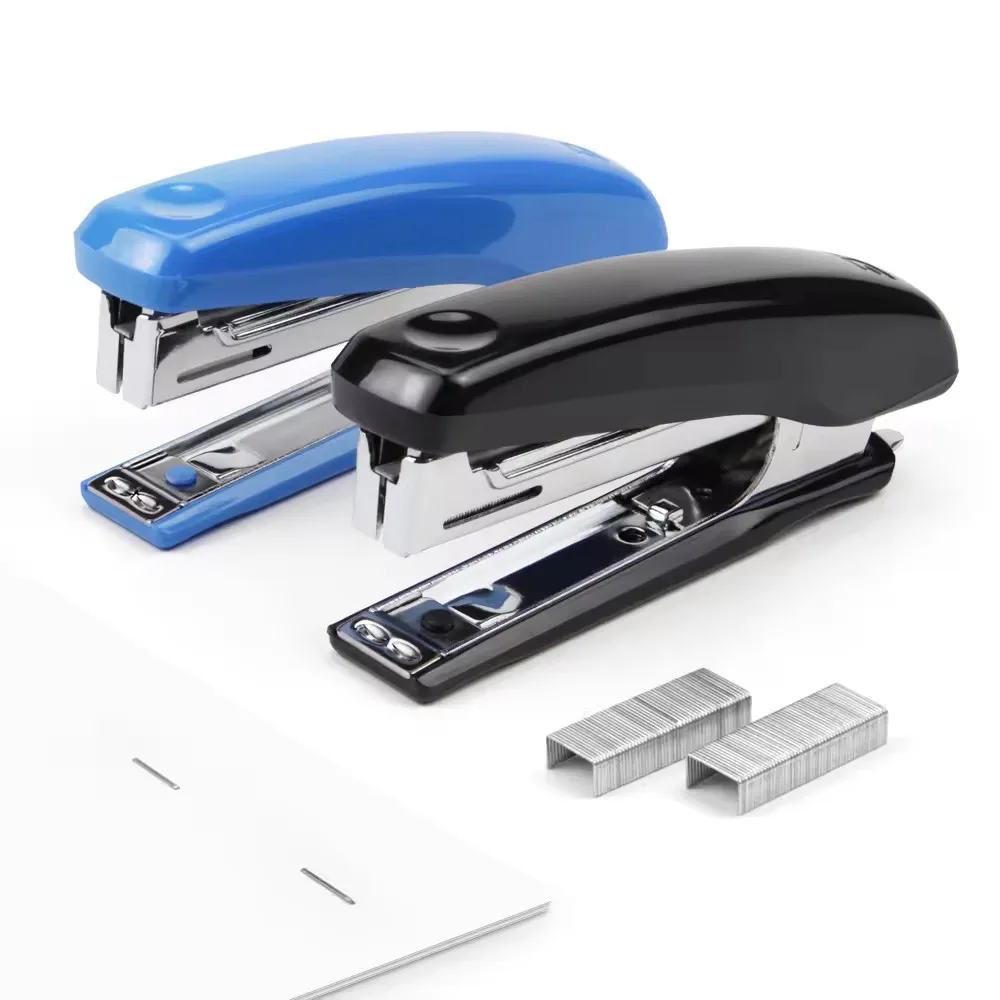 Manufacturers Directly Supply Cross-Border Exclusive Metal 3-Color Stapler Metal Multi-Functional Labor-Saving Type