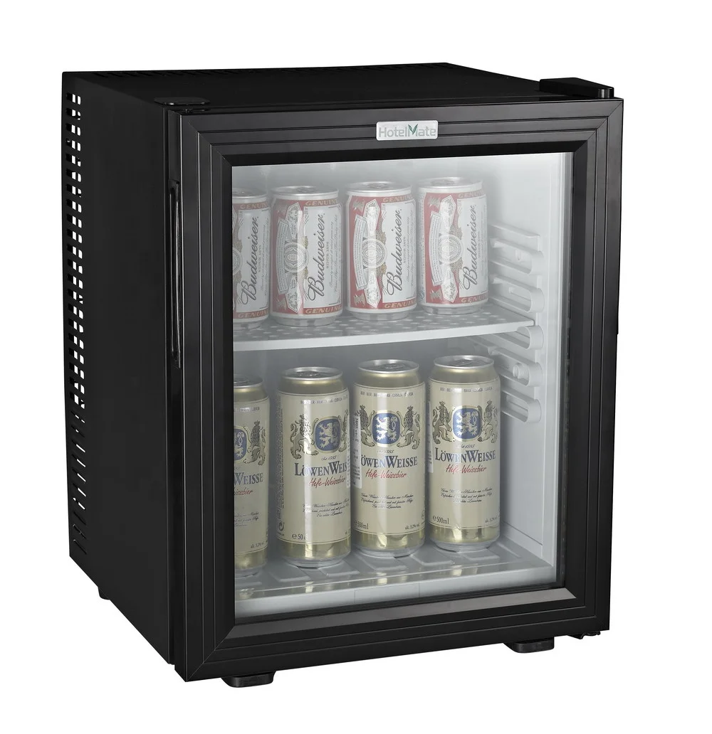 Mini beer display fridge bar drinks cooler box glass door mini cooler beverage 28L mini show case