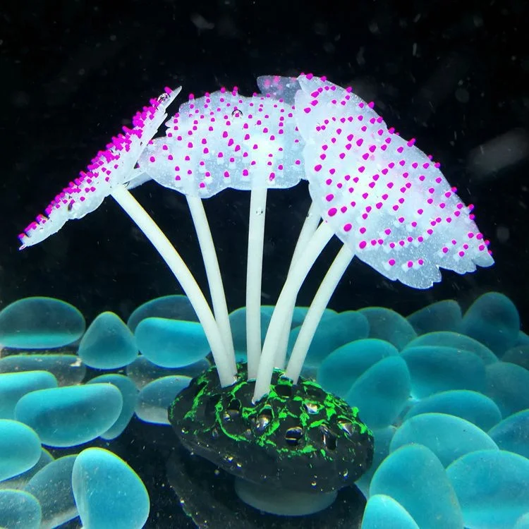 Luminous Glowing Silicone Anemone Home Decor Fish Tanks Ornaments Aquarium Accessories Aquarium Decoration