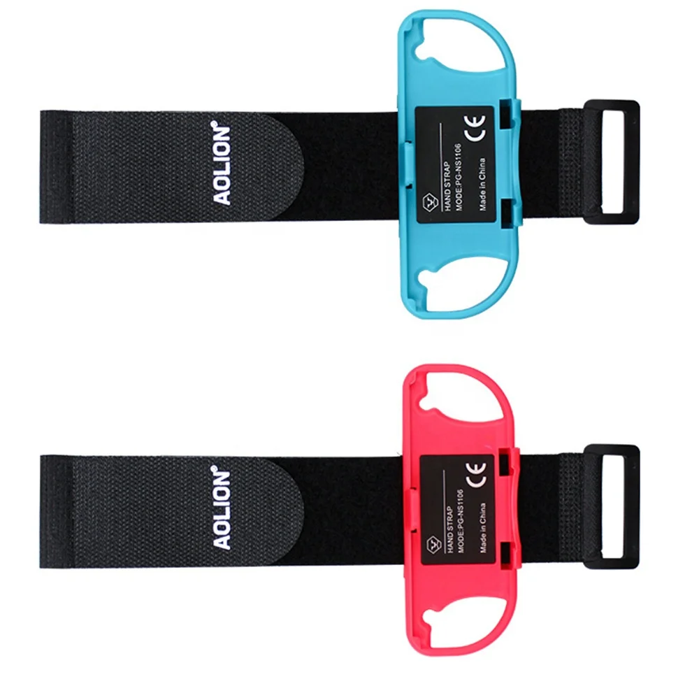 
NS Switch dance wristband Game wristband Red Blue Pair Game Feeling Bracelet fixed for Nintendo Switch Joycon controller 