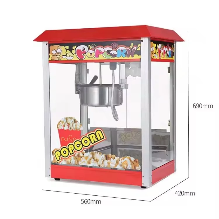 Commercial Popcorn Machine Electric Popcorn vending machine automatic Theater Style popcorn making machine
