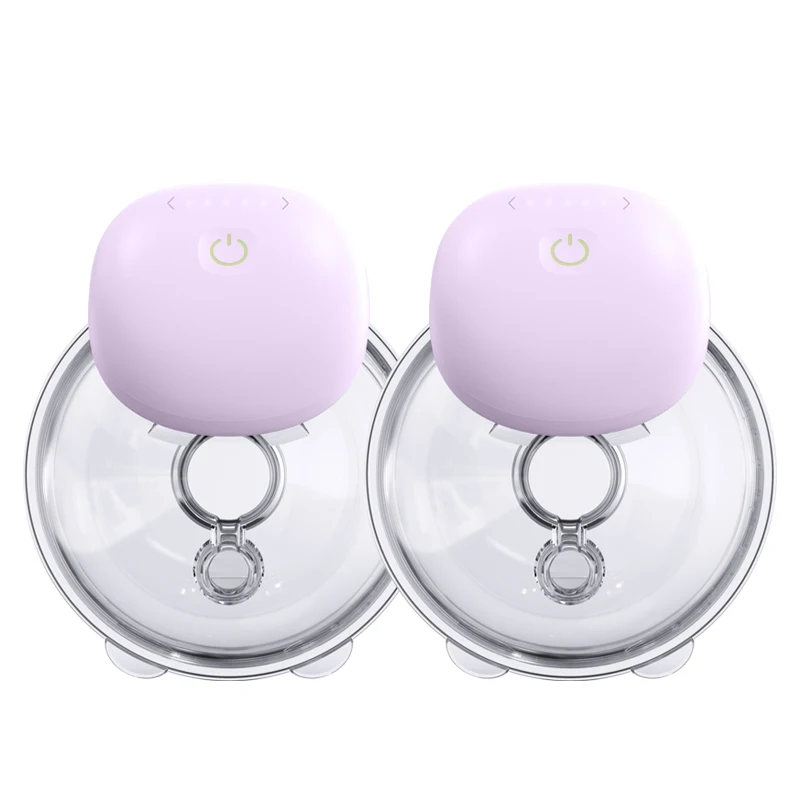 Manufacturer electric breast pump best selling double wearable breast pump handy portable breast milk pump silicone shield