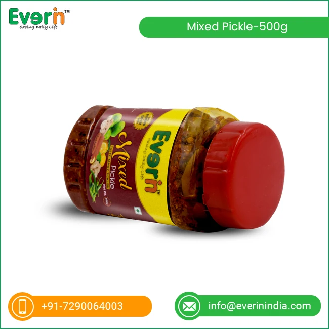 Bulk Exporter of Good Quality 500g Mixed Vegetable Pickles