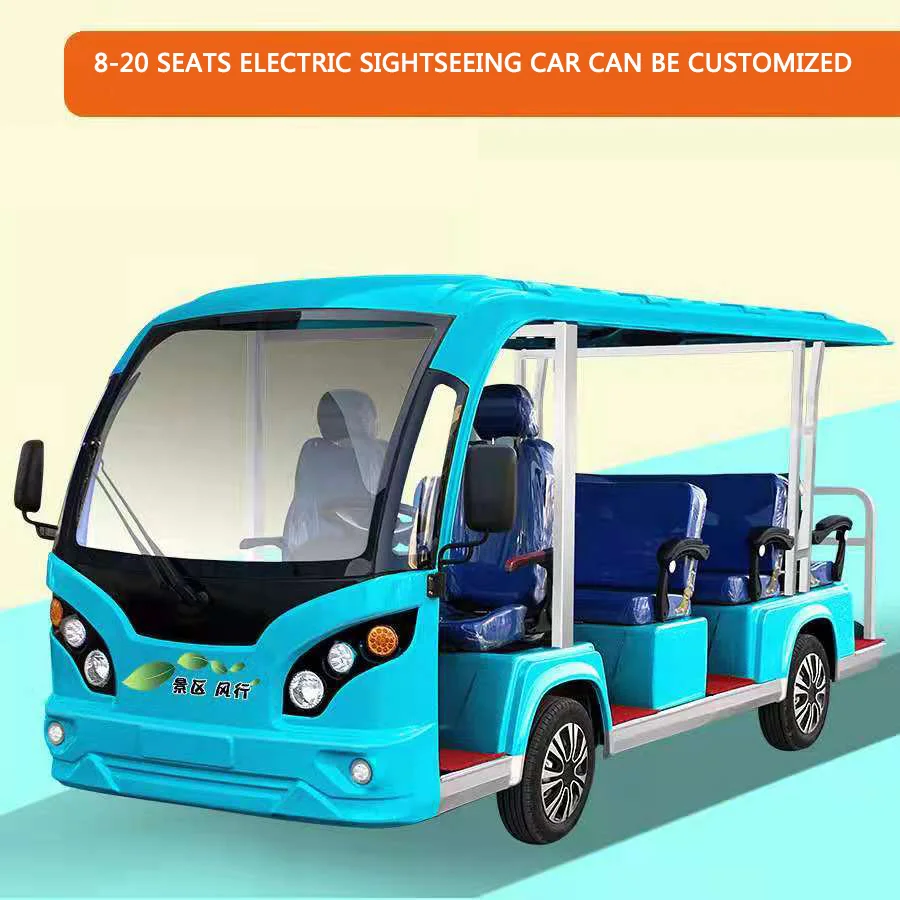 Hot Sells Ce-approved Electric Tour 11 passengers Sightseeing bus&car electric tourist vehicles