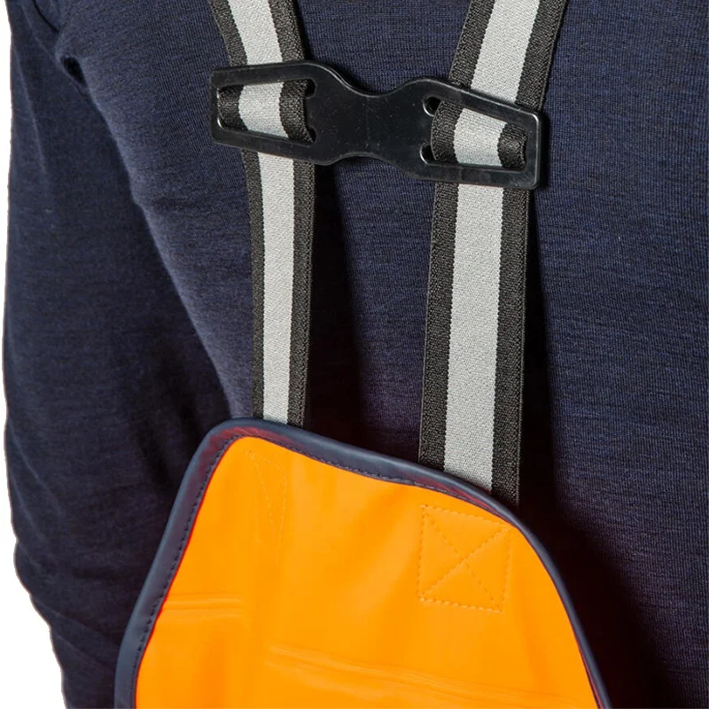 Factory Direct Safety Suit Waterproof Orange Rain Wear Heavy Duty Performance Rain Trousers Bib