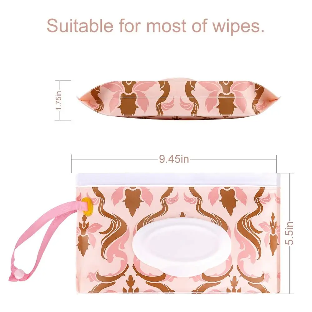 Reusable Refillable Clutch EVA Hand Face Wet Wipe Pouch Dispenser Container Baby Wipes Dispenser Holder Case