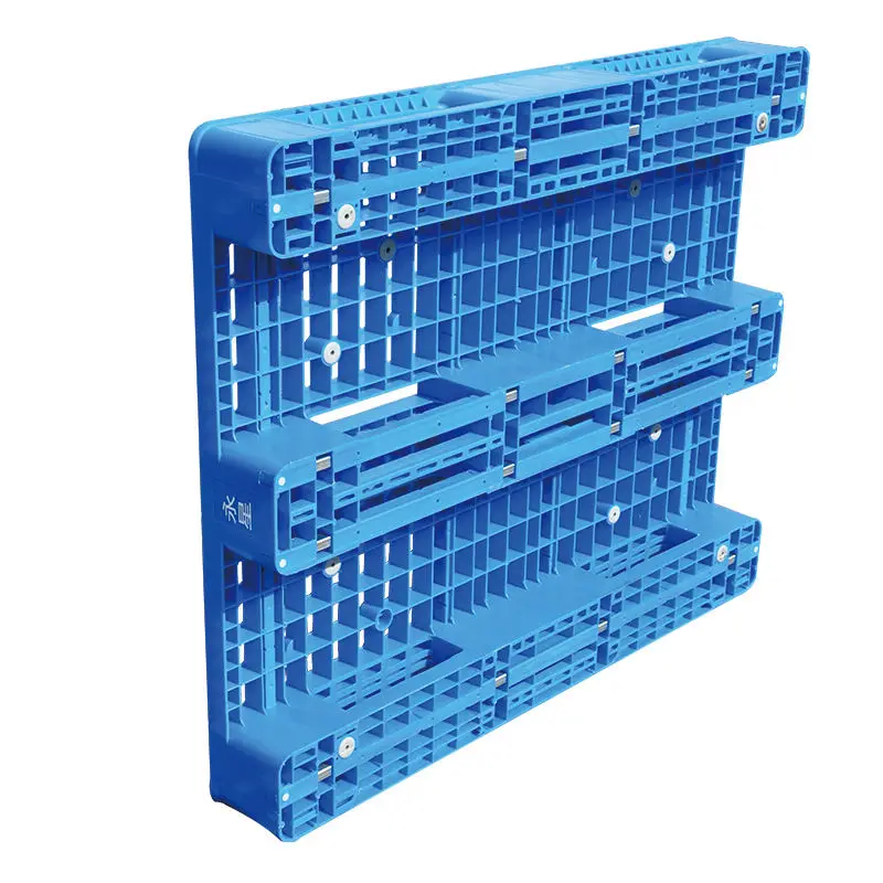 Hdpe Heavy Duty Euro Reinforced Flat Feet Plastic Rack Recycled Plastic Pallet For Asrs System