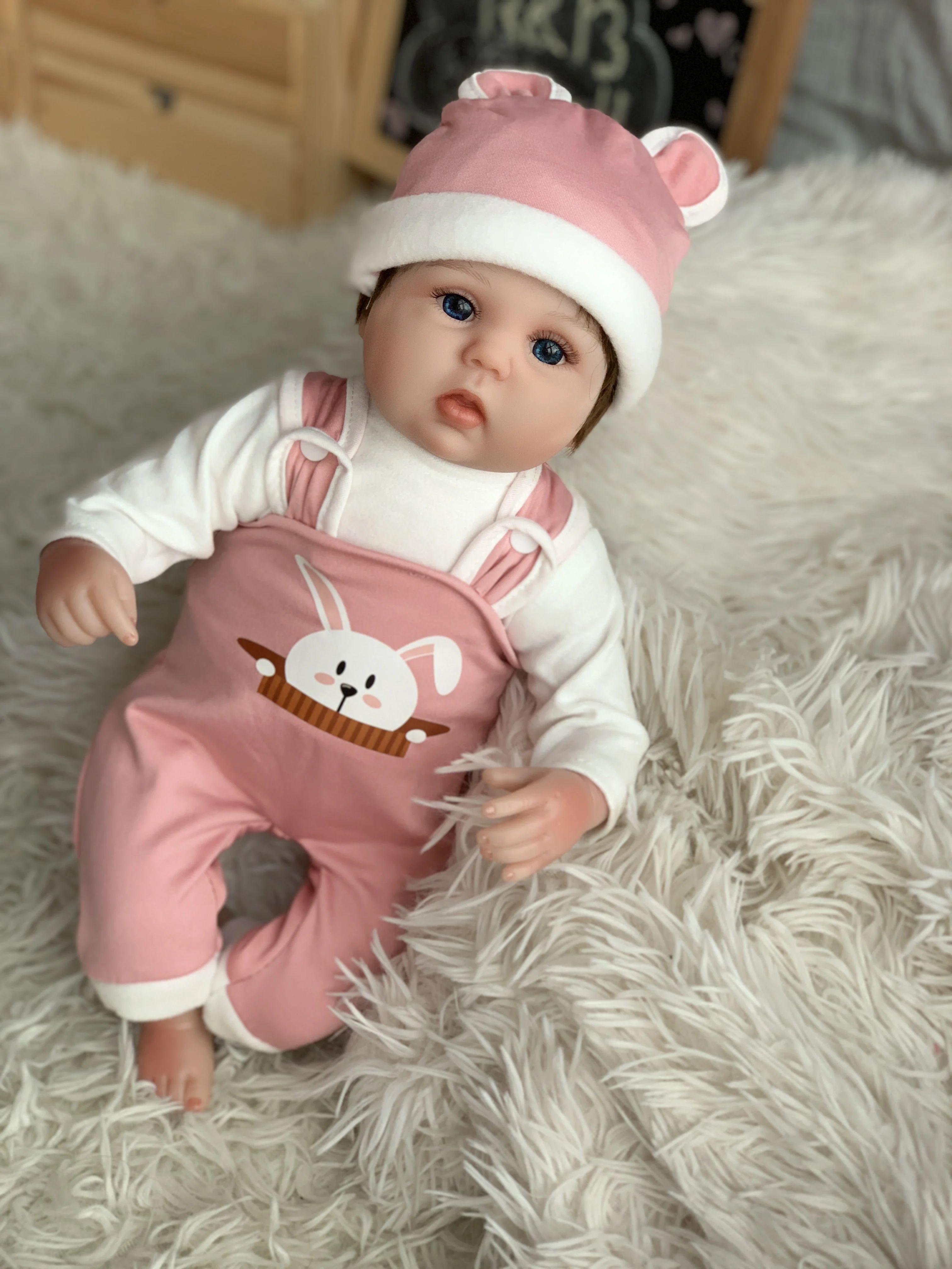 Walking Lovely Valentines 2024 Dummy Pacifier Munecas Para Adultos Morena Top Mature Ladybug Unpainted Skin Reborn Doll