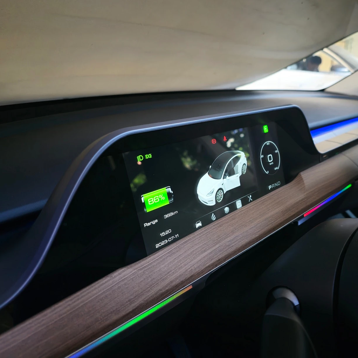 10.25 inch  Navigation Touch Screen Display Cluster Instrument LCD Digital Dashboard speedometer  For Tesla Model 3 Y