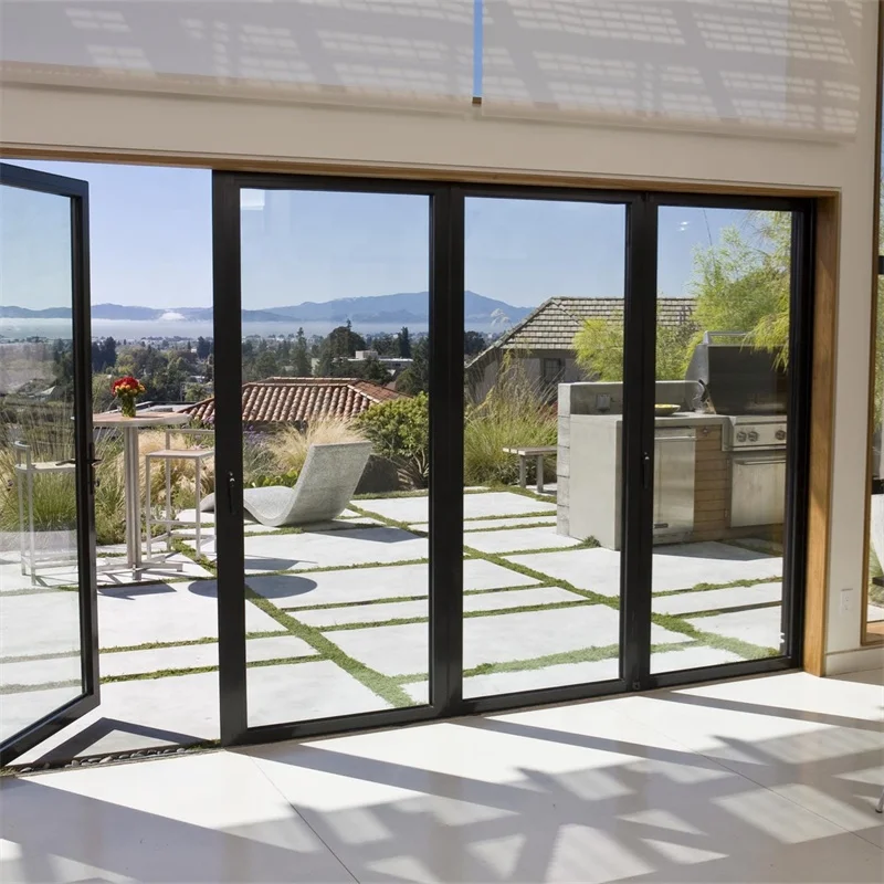 ZEYI Factory Direct Selling Bi-Fold Doors Popular Folding Door Aluminium Folding Door