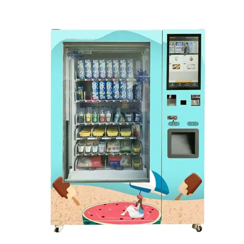 Malaysia model ice vending machine doughnut fresh juice Vending Machine