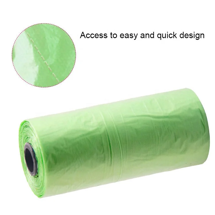 Wholesale Portable Pet Poop Bag Garbage Bag For Dog And Cat Pet Supplies 15 Pcs/Roll poop bags