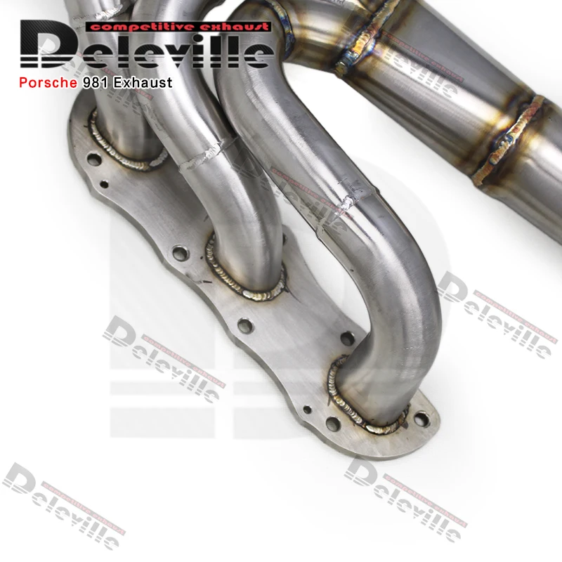 Stainless steel exhaust pipes For PORSCHE 981 Cayman/Boxster 2.7/3.4 2012-2015 Racing Car Exhaust System  Exhaust Manifold