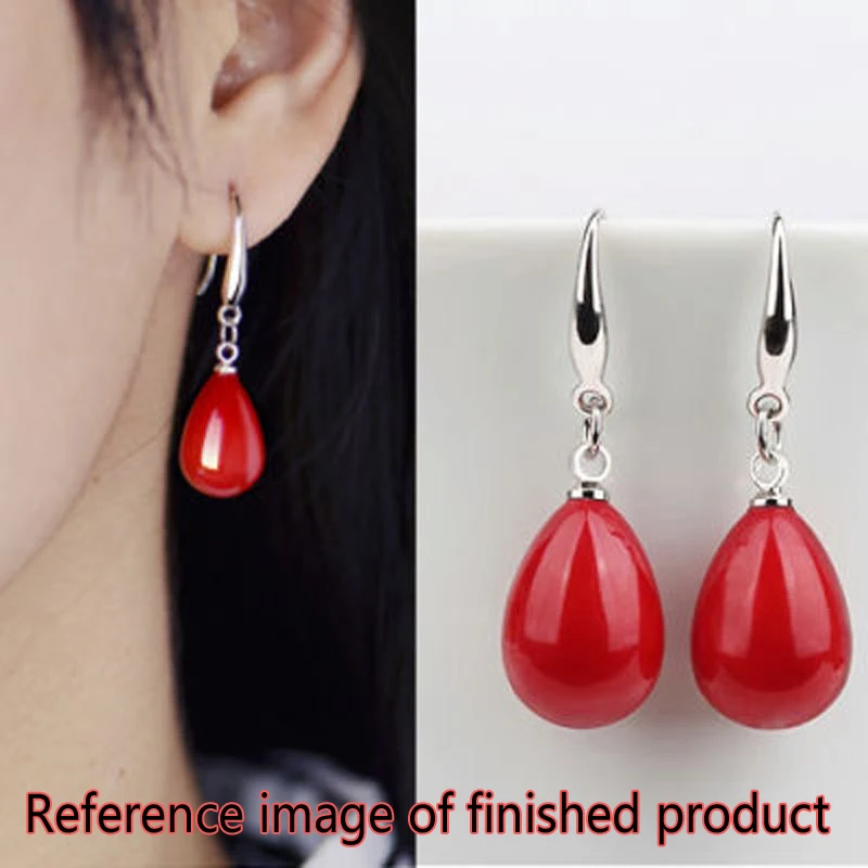 factory direct sales Pearl Jewellery Ear hook semi-finished product  rorose gold  silvery Short Earrings accessories wholesale