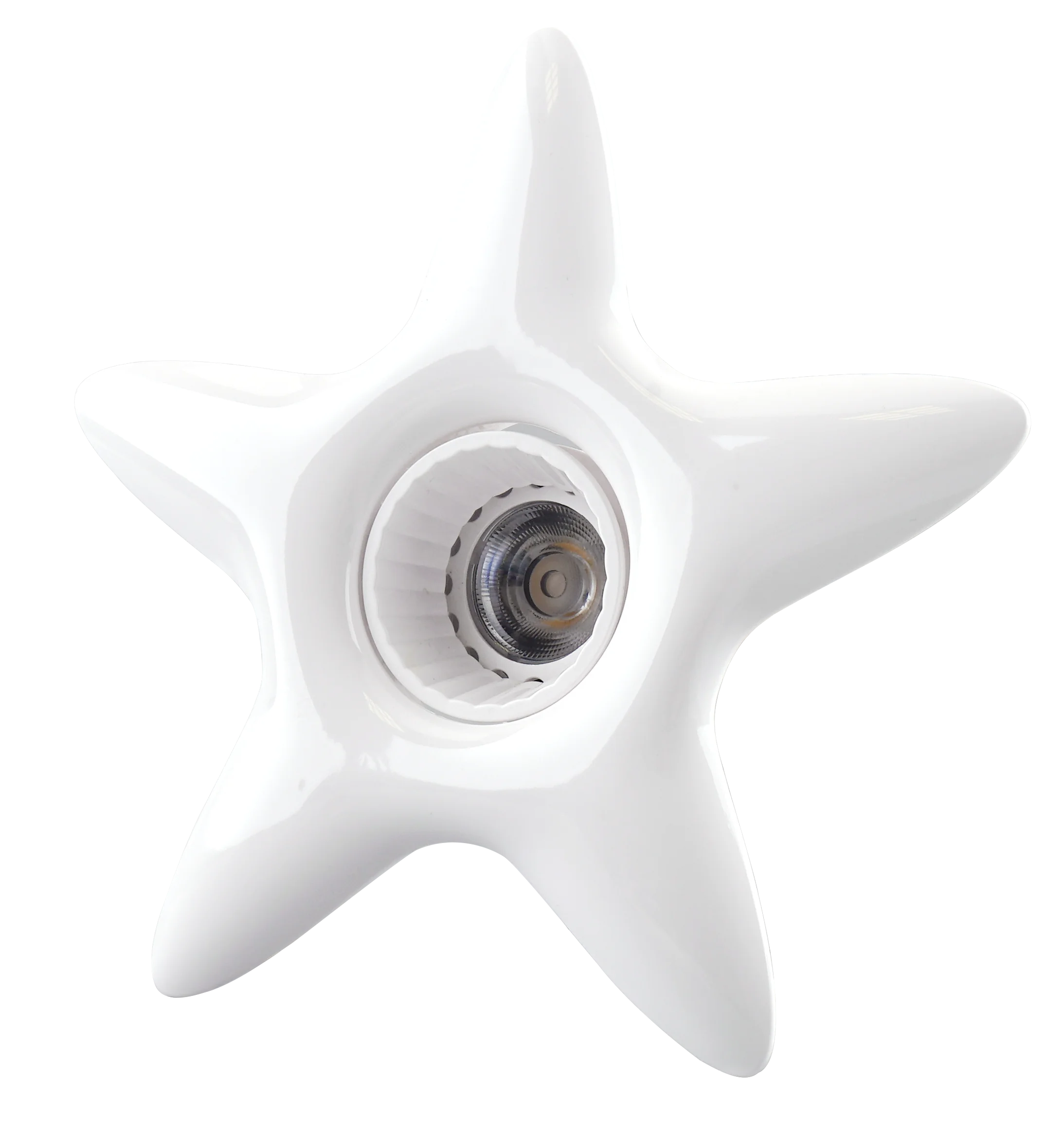 Plastic Mr16 Gu10 Light Housing Recessed Downlight PC Children Bedroom Cute Art Star 90 Ceiling Light Cover