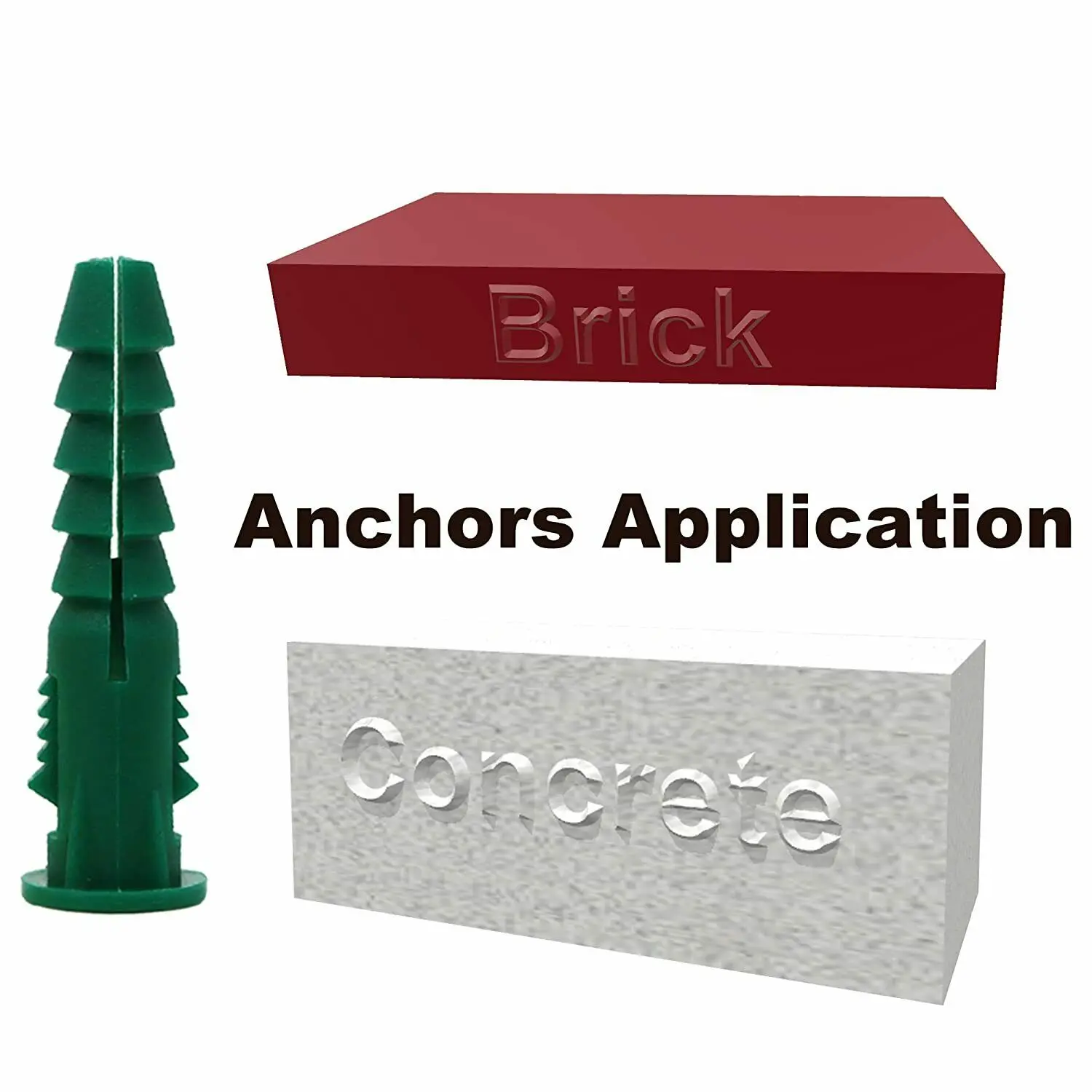 Plastic Drywall Anchor Kit high strength concrete screw New design Anchor