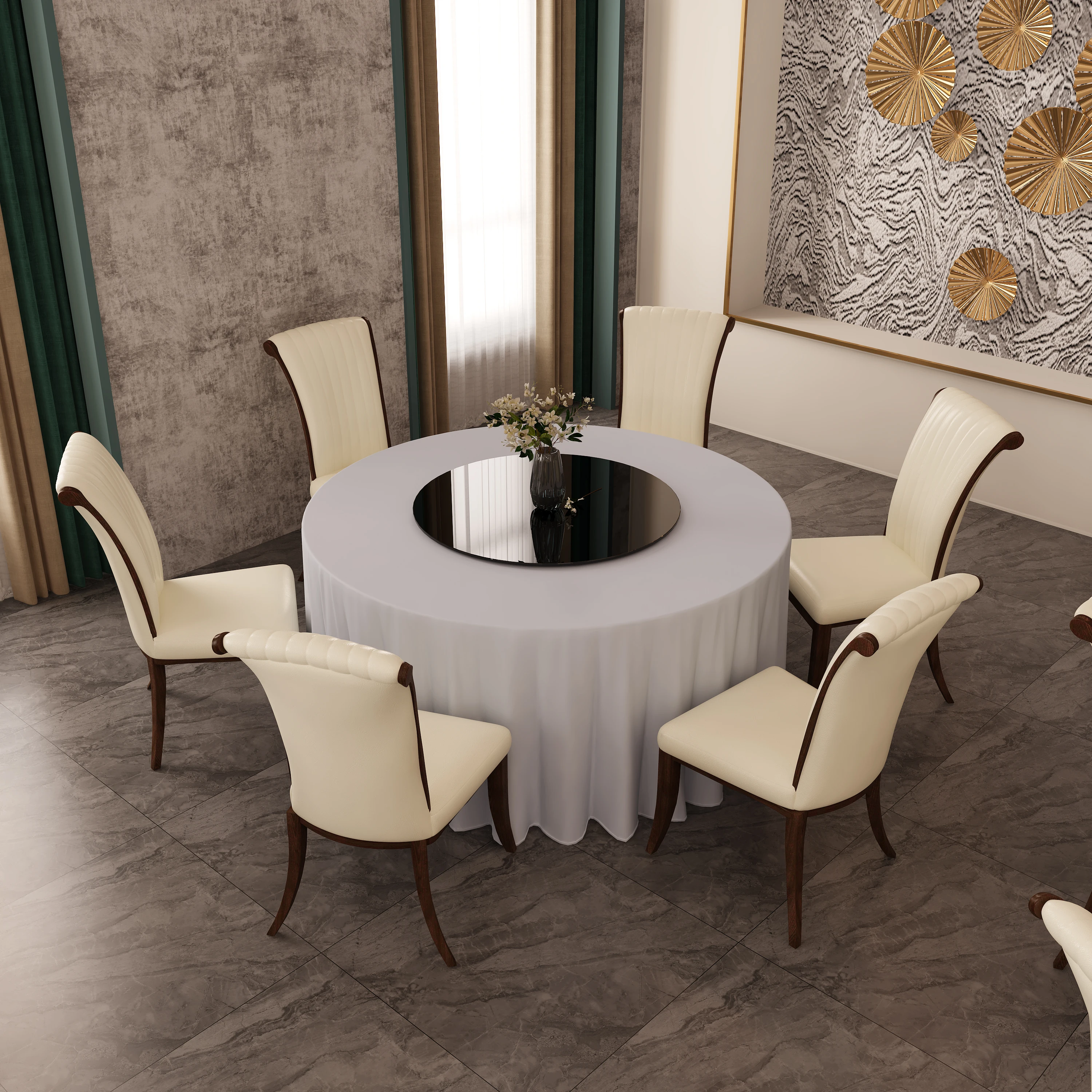 Home Kitchen Restaurant Living Room Cafe Classic Upholstered White Pu Leather Cushion Armless Dining Chair Classic Dining Chair