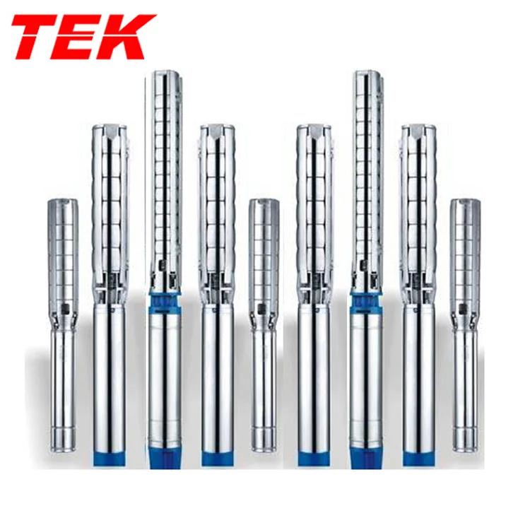 8TS75-5 8SJ75-5 8SP75-5 8-inch 75-m3/hr 5-stage Multistage Stainless Steel Deep Well Centrifugal Submersible Pump Factory OEM
