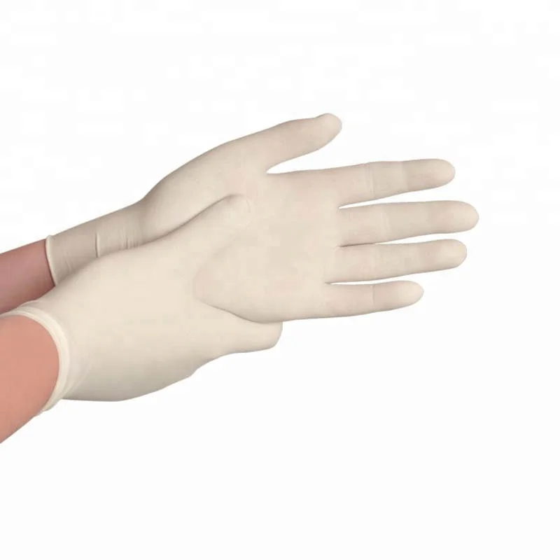 Powdered non sterile latex examination glovees