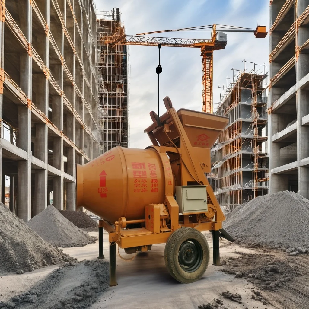 High operational efficiency of cement concrete mixer for residential construction Automatic concrete mixer price