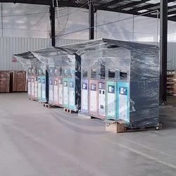 4 compart box trash bin sorting stainless steel dustbin with lid Customized color painted waste classification recycle bin