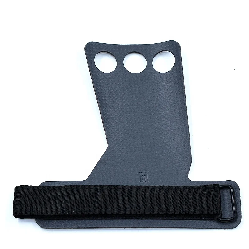 Customized CrossFit Gymnastics Workout Grips Non-Slip Weightlifting Training Gloves Carbon Leather Comfortable Hand Fitness