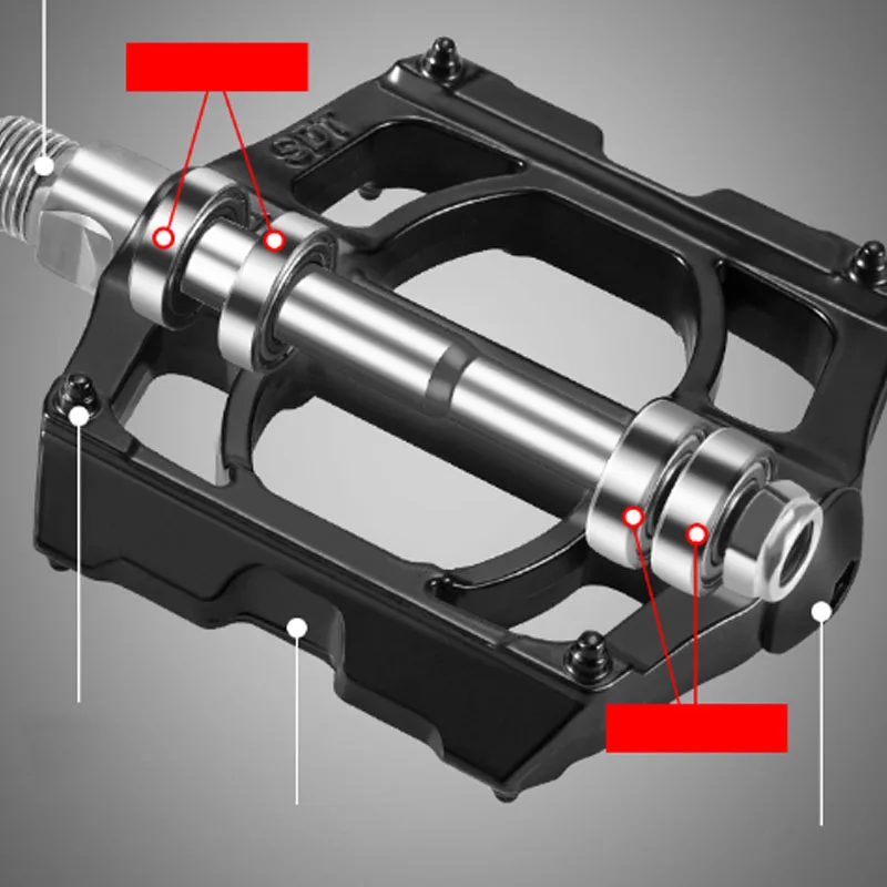 Sipeilin Complete Bicycle Pedal Bearings Collection Universal Pedals for Road and Mountain Bike for BMX Use Bike Accessories