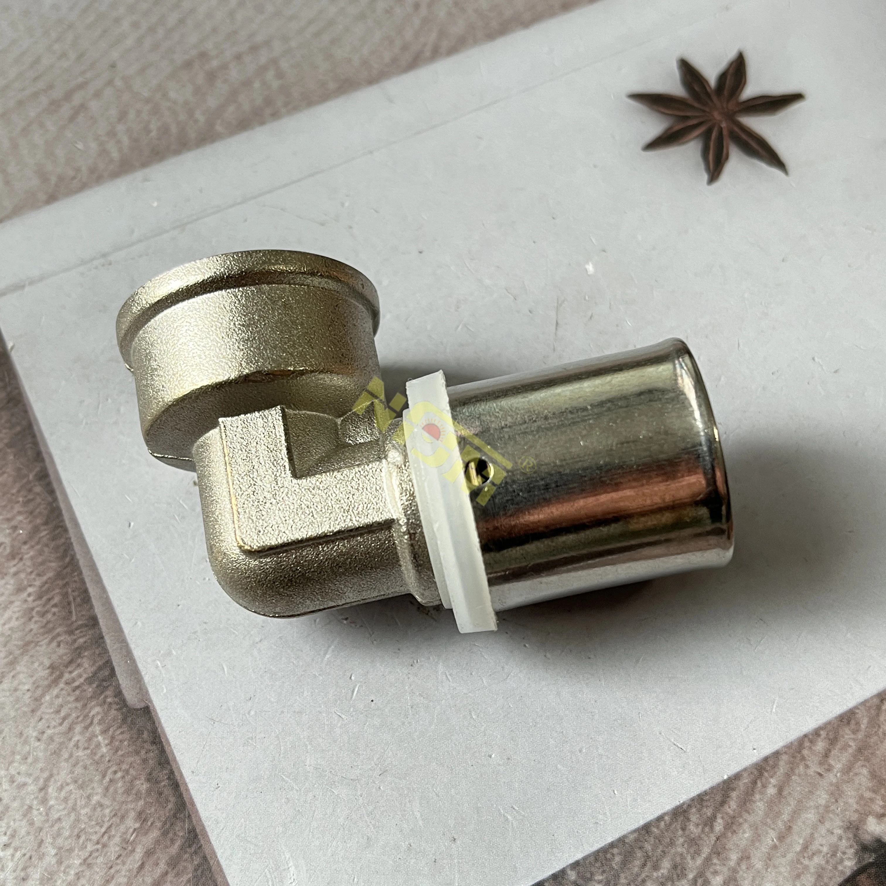 NFJM High Quality Tube Connection Plumbing Brass Elbow Pex Fitting Pex Brass Press Fittings