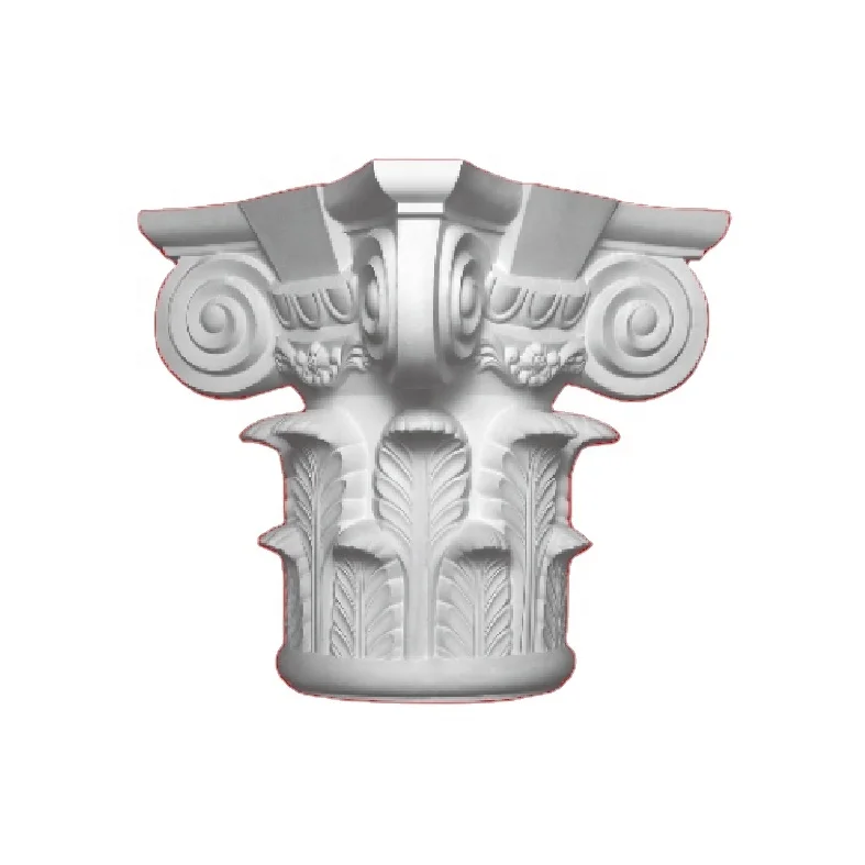 New product launch professional factory supply high quality beautiful decorative gypsum plaster corbel